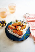 Salmon croquettes with capers