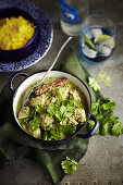 Green Chilli and Chicken Curry,