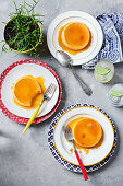 Mexican flans