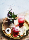 Bay leaf and hibiscus Christmas cordial