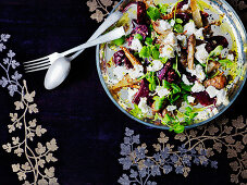 Beetroot and artichoke salad