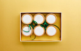 Iced topped mince pies