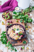 Gooseberry crumble