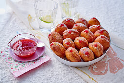 Jam-filled doughnuts