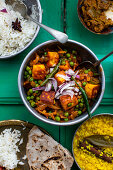 Paneer-Curry (Indien)