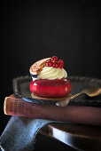 Fig and Redcurrant pastry with cream