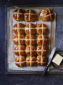 Pumpkin Spice Hot Cross Buns