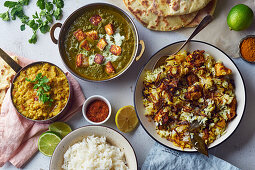 Typical Indian dishes