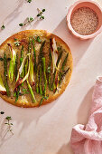 Asparagus And Leek Tart With Salt