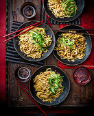 Cold sesame noodles (Sichuan)