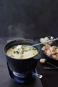 Swiss cheese fondue