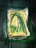 Chive frittata