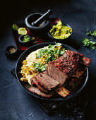 Mexican-style braised short ribs