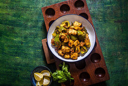 Paneer-Paprika-Pfanne (Indien)