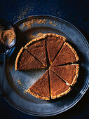 Brown butter and brioche cheesecake with cinnamon sugar crust