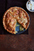 Apple and Lancashire cheese pie