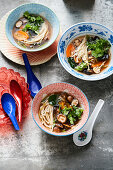 Tom yam hed with lemongrass and galgant (Thailand)