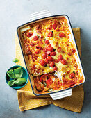 Vegeterian roast vegetable lasagne