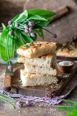 Foccacia with herbs