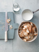 Cut rolls for bread dumplings