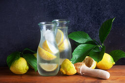 Selbstgemachte Zitronenlimonade