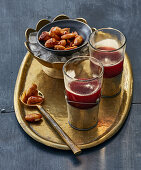 Aphrodite's love potion with spiced almonds