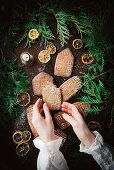Gingerbread Village Cookies