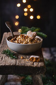 Lebkuchen-Porridge zu Weihnachten