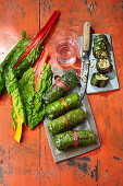 Chard dolmades