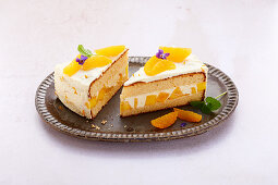 Mango Orange Tart with Mascarpone