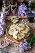 Chives cheese cookies