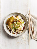 Braised tofu and winter melon