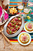 Lomo saltado, Ensalada sierra – Peruvian beef stir-fry with Andean quinoa salad