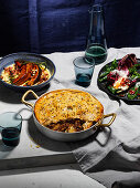 Lamb, fennel and Manchego pie with lard pastry