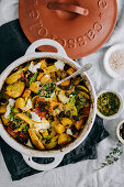 Roasted Vegetable with Mozzarella and Thyme