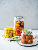 Garlic Confit, Marinated Grilled Peppers, Slow-roasted Tomato Confit