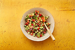 Indischer Gurken-Tomaten-Salat