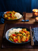 Chinesisches Hühnchen-Curry