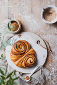 Franzbrötchen (cinnamon puff pastries)