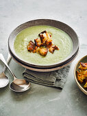 Cauliflower and broccoli soup