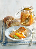 Baked pickled fish