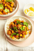 Summer courgette curry