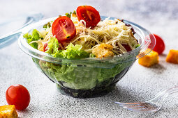 Street food salad with healthy vegetable