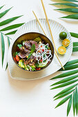 'Thai-Style' venison rump steak salad