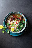 Vietnamese pho with beef