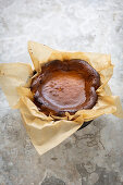 Caramelised Basque cheesecake