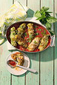 Mediterranean cabbage rolls