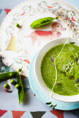 Pea soup for children