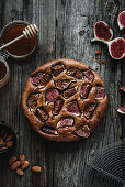 Gluten-free almond fig cake