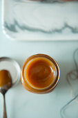 Salted caramel made from salted butter